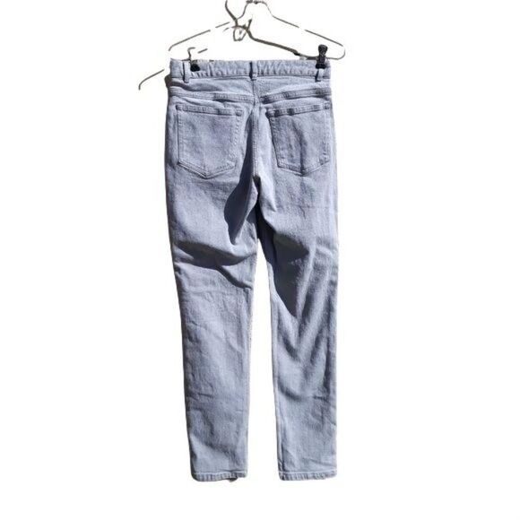 A.P.C. Jean Droit Mid Rise Straight Leg 5 Pocket Jeans Gray Sz 26 - Picture 7 of 10